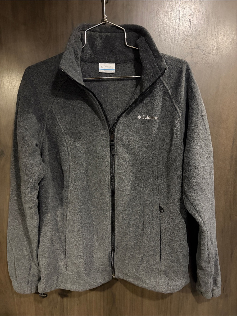 Columbia Women's Dark Gray Full-Zip Fleece Jacket